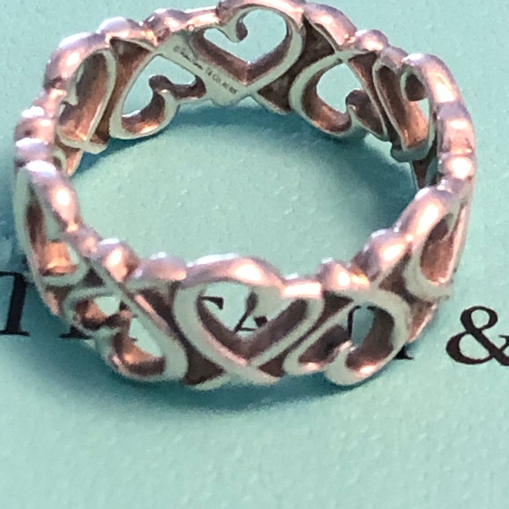 Tiffany &Co Paloma Picasso Loving Heart Band Ring